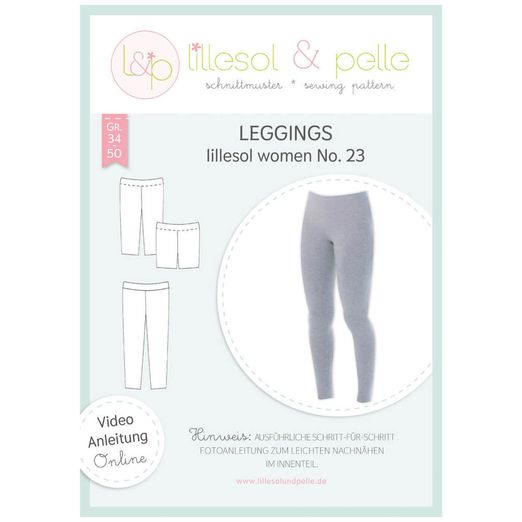 Leggings - lillesol women No.23 - Papierschnittmuster