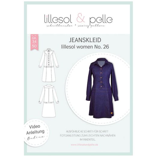 Jeanskleid - lillesol women No.26 - Papierschnittmuster