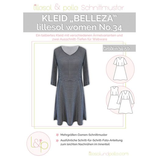 Kleid - Belleza lillesol women No.34 - Papierschnittmuster
