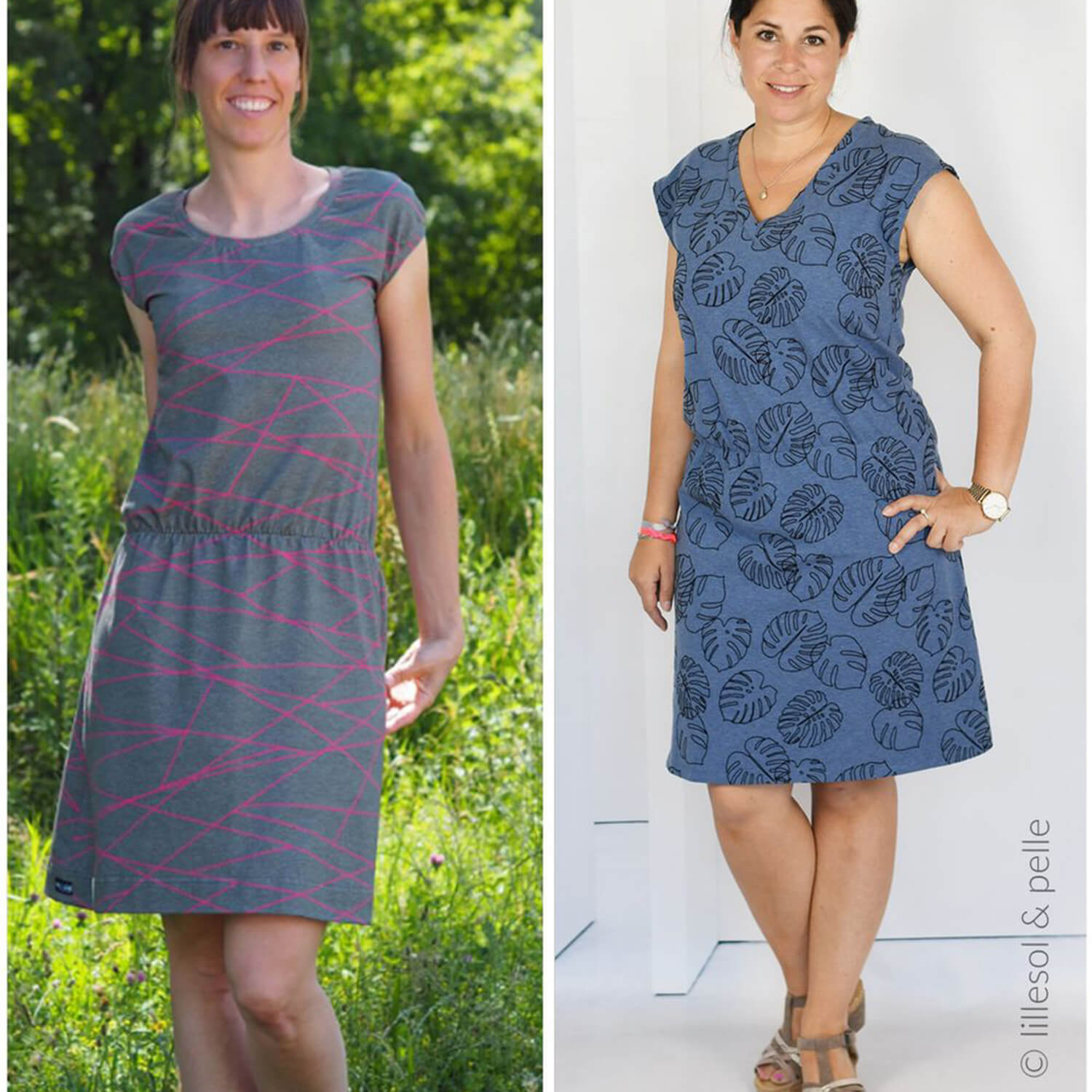 Jerseykleid & Shirt - lillesol women No.36 - Papierschnittmuster-1 Jerseykleid & Shirt - lillesol women No.36 - Papierschnittmuster-1