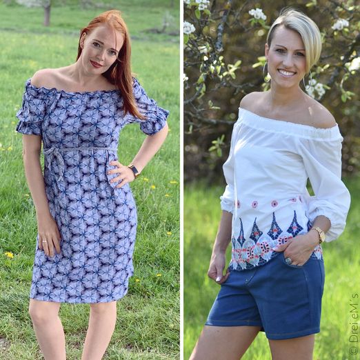 Bluse/Kleid - FLORIS - Schnittmuster eBook