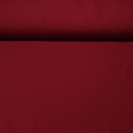 Tissu Robes et Blouses Anna - Bi Stretch - rouge vin uni