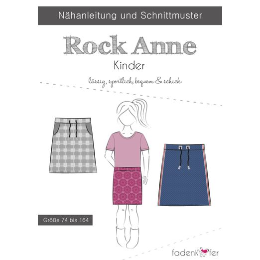 Kinder Rock - Anne - Papierschnittmuster