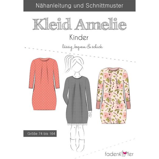 Kinder Kleid - Amelie - Papierschnittmuster