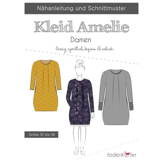 Damen Kleid - Amelie - Papierschnittmuster