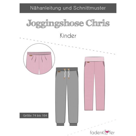 Kinder Jogginghose - Chris - Papierschnittmuster