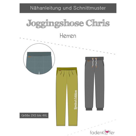 Herren Jogginghose - Chris - Papierschnittmuster