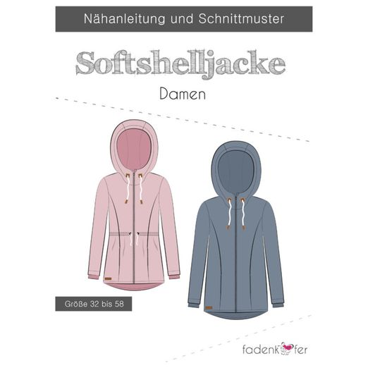 Damen Softshelljacke - Papierschnittmuster