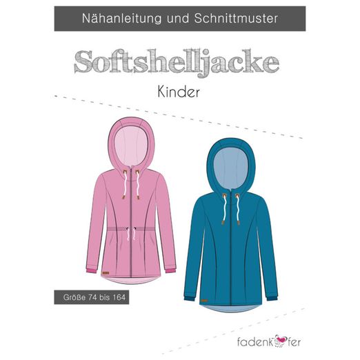 Kinder Softshelljacke - Papierschnittmuster