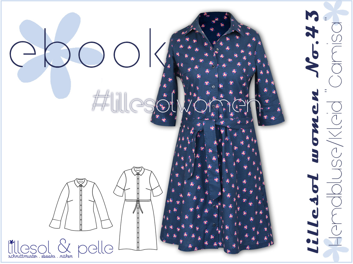 Hemdbluse & Kleid - lillesol women No.43 Camisa - Schnittmuster eBook-1 Hemdbluse & Kleid - lillesol women No.43 Camisa - Schnittmuster eBook-1