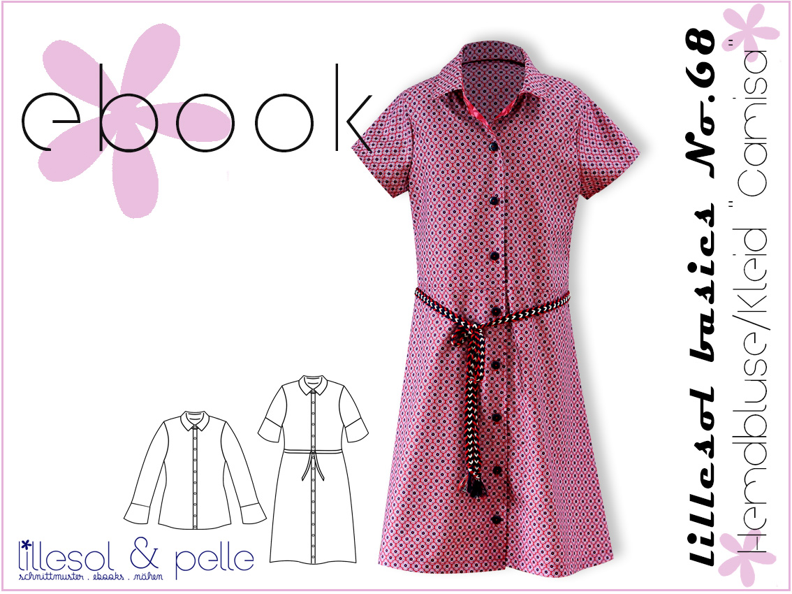 Hemdbluse & Kleid - lillesol basic No.68 Camisa - Schnittmuster eBook-1 Hemdbluse & Kleid - lillesol basic No.68 Camisa - Schnittmuster eBook-1