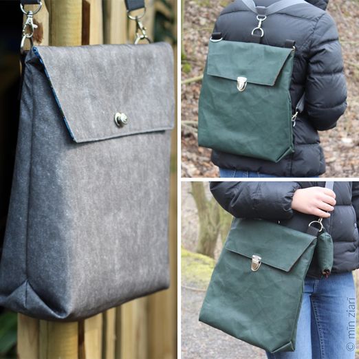 3 in 1 Tasche - VerRück(T)sack - Schnittmuster eBook