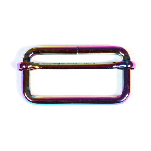 Boucle coulissante amovible 40mm arc-en-ciel