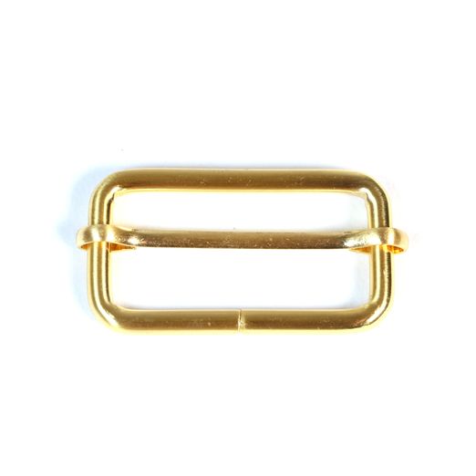 Leiterschnalle 40mm gold