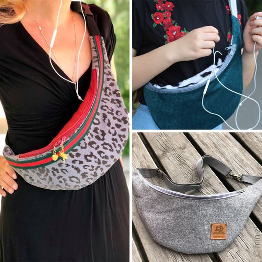 Gürteltasche - Steffi XL - Schnittmuster eBook