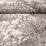 Toile canevas Aspect lin - Coraux Gris Marron