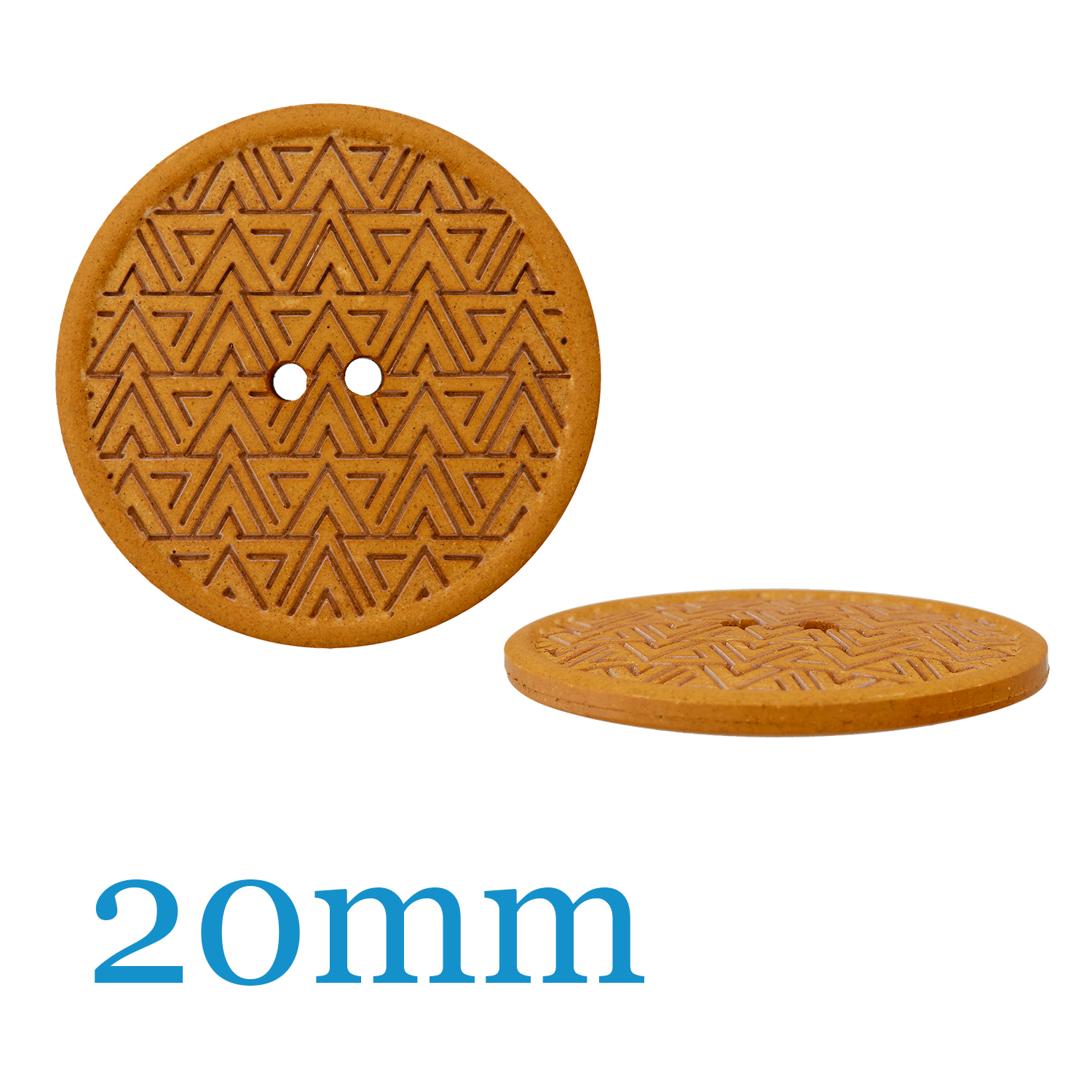 Bouton en chanvre/polyester recyclé 20mm-0 Bouton en chanvre/polyester recyclé 20mm-0