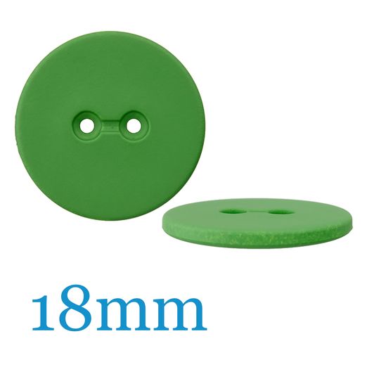 Bouton en polyester et Social Plastique (recyclé) 18mm