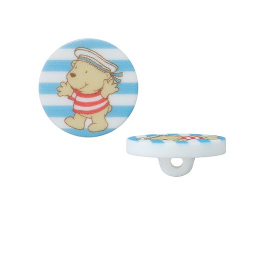 Bouton oeillet en polyester - 18 mm