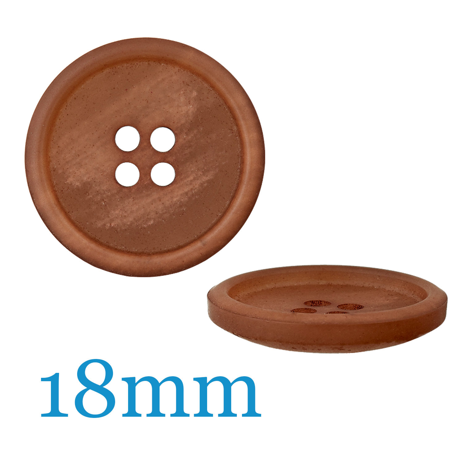 Papier/Bouton Pol. Recyclé 18mm-0 Papier/Bouton Pol. Recyclé 18mm-0
