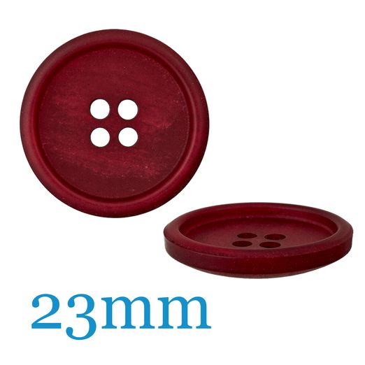 Bouton papier/pol. Recyclé -23mm Bouton papier/pol. Recyclé -23mm