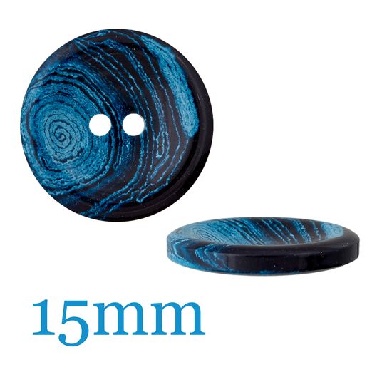 Chanvre/polyester Bouton. 2-L Recyclé-15mm Chanvre/polyester Bouton. 2-L Recyclé-15mm