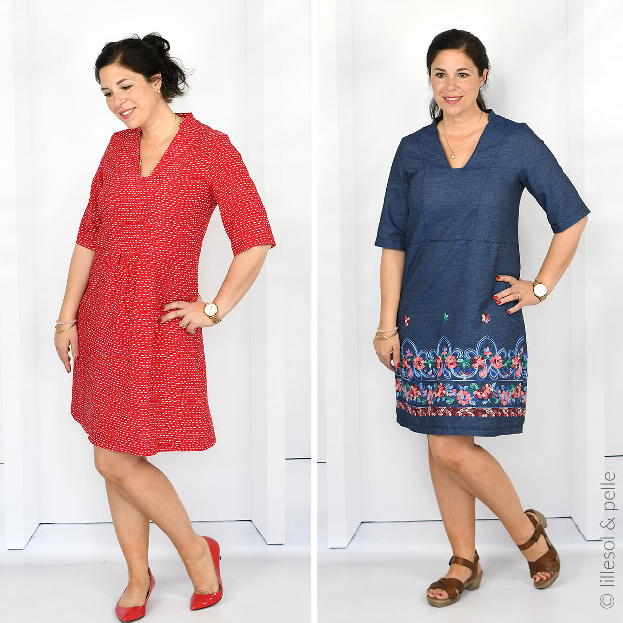 Tunika Kleid - lillesol women No.42 Mariluna - Papierschnittmuster-1 Tunika Kleid - lillesol women No.42 Mariluna - Papierschnittmuster-1
