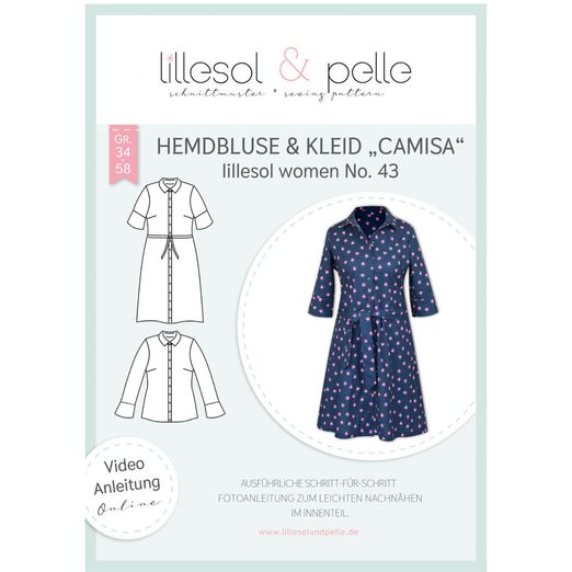 Hemdbluse & Kleid - lillesol women No.43 Camisa - Papierschnittmuster Hemdbluse & Kleid - lillesol women No.43 Camisa - Papierschnittmuster