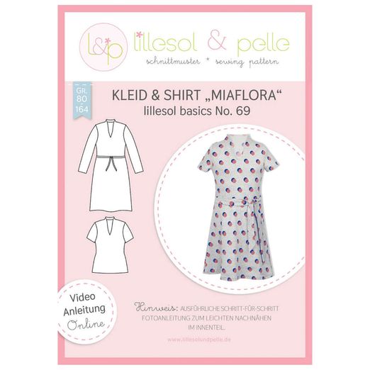 Shirt & Kleid - lillesol basic No.69 Miaflora - Papierschnittmuster Shirt & Kleid - lillesol basic No.69 Miaflora - Papierschnittmuster