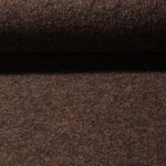Laine bouillie/Loden Waltraud - Marron foncé Uni