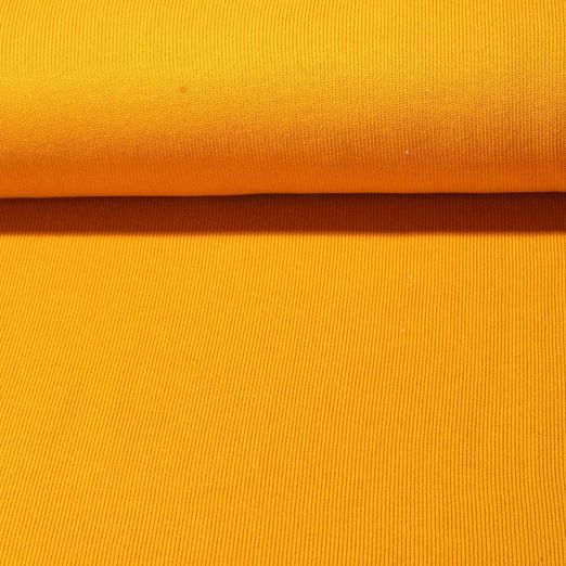 Sweat maille fine Barbara - Jaune moutarde uni
