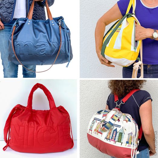 Kombi eBook - Shopper und Rucksacktasche Maxi - Schnittmuster eBook