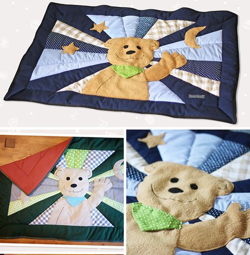 Babydecke - Bär - Schnittmuster eBook