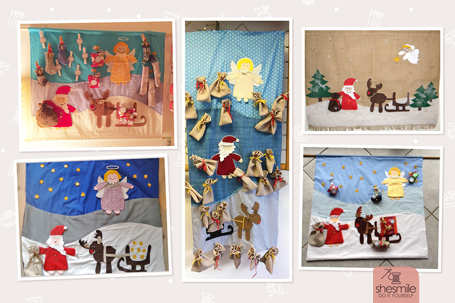Adventskalender - Nikolaus und seine Freunde - Schnittmuster eBook-2 Adventskalender - Nikolaus und seine Freunde - Schnittmuster eBook-2