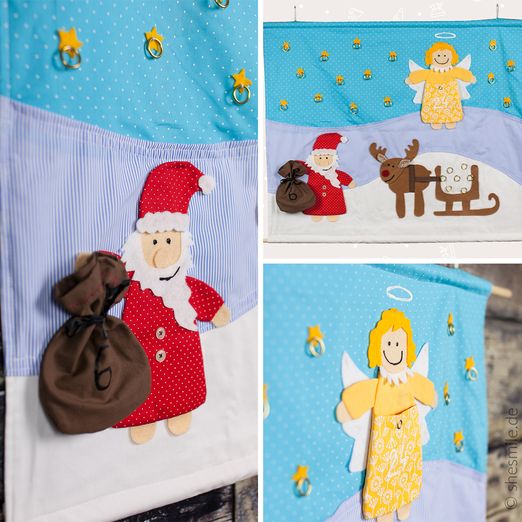 Adventskalender - Nikolaus und seine Freunde - Schnittmuster eBook Adventskalender - Nikolaus und seine Freunde - Schnittmuster eBook