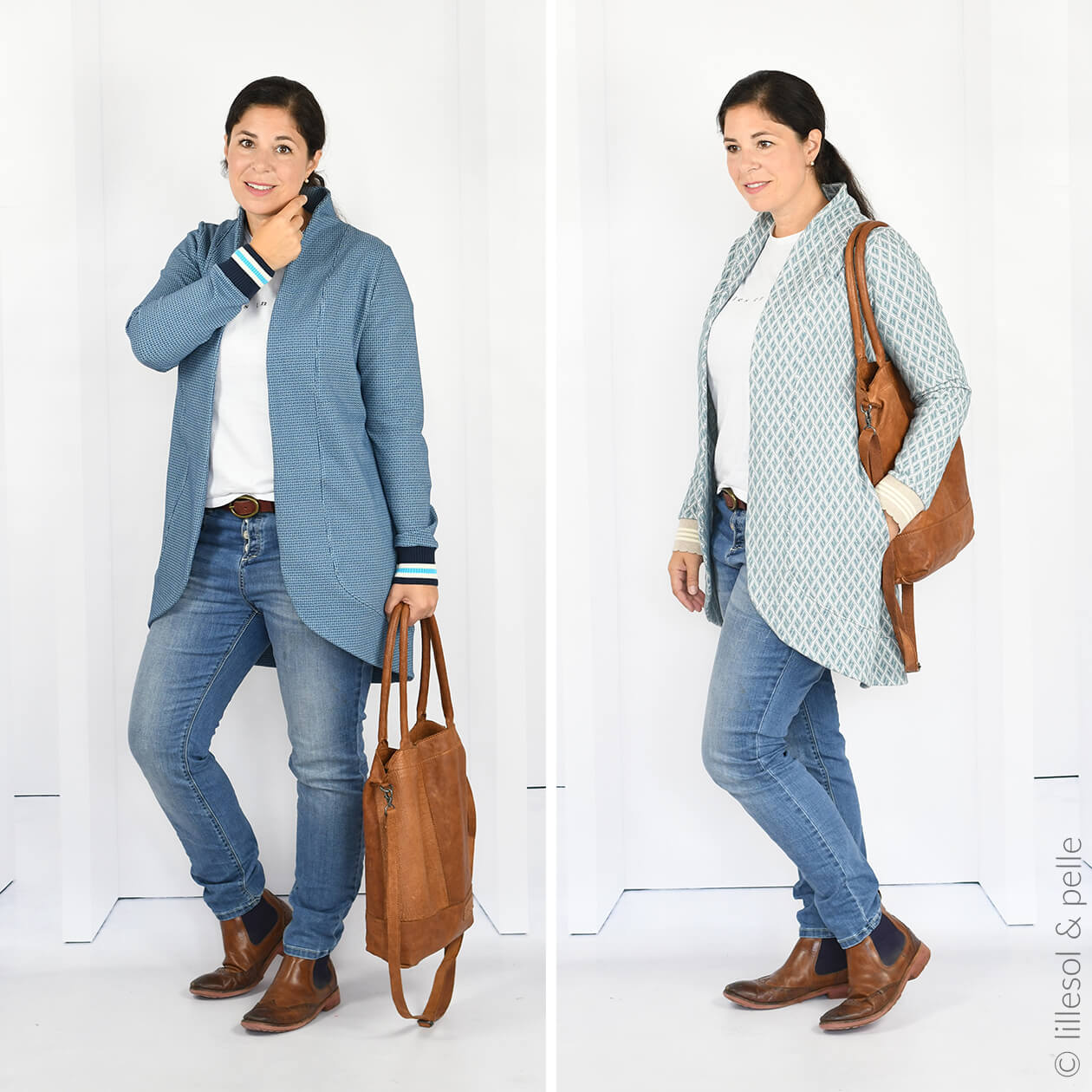 Longcardigan - lillesol women No.46 - Papierschnittmuster-1 Longcardigan - lillesol women No.46 - Papierschnittmuster-1