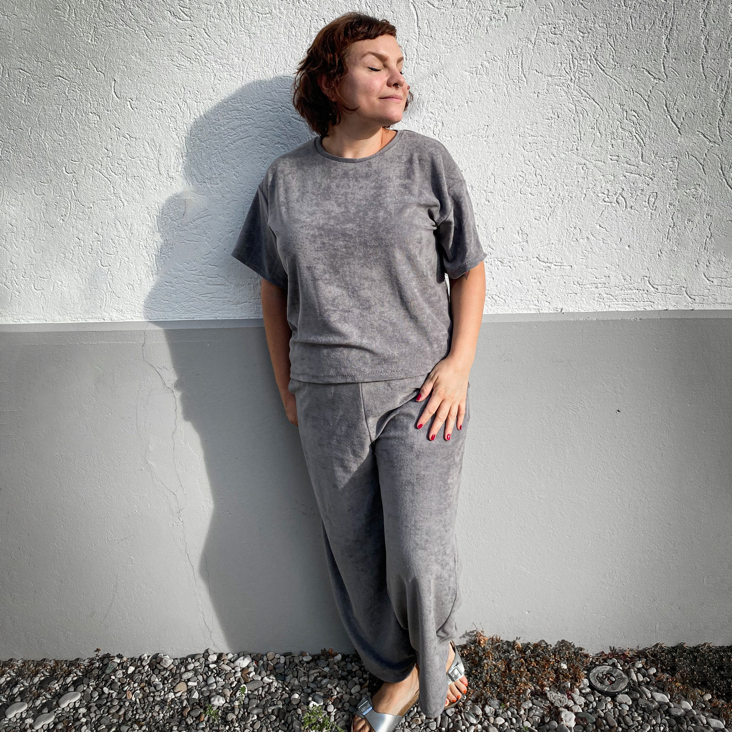 Eponge Stretch Emily - Gris Uni-1 Eponge Stretch Emily - Gris Uni-1