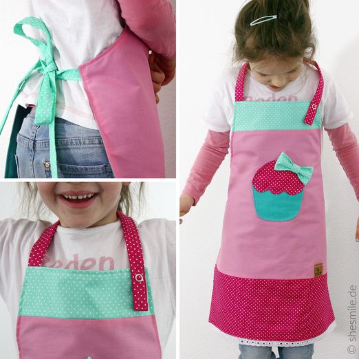 Schürze für Kinder - Muffin - Schnittmuster eBook