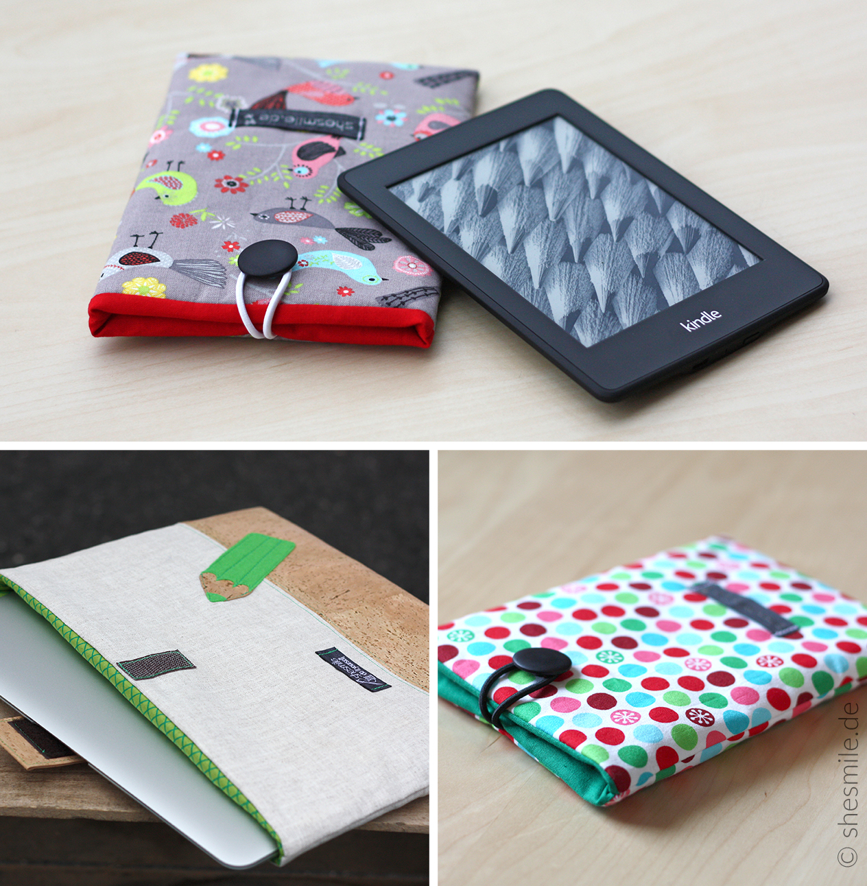 Schutztasche für Tablets, Handys oder Laptops - Schnittmuster eBook-0 Schutztasche für Tablets, Handys oder Laptops - Schnittmuster eBook-0