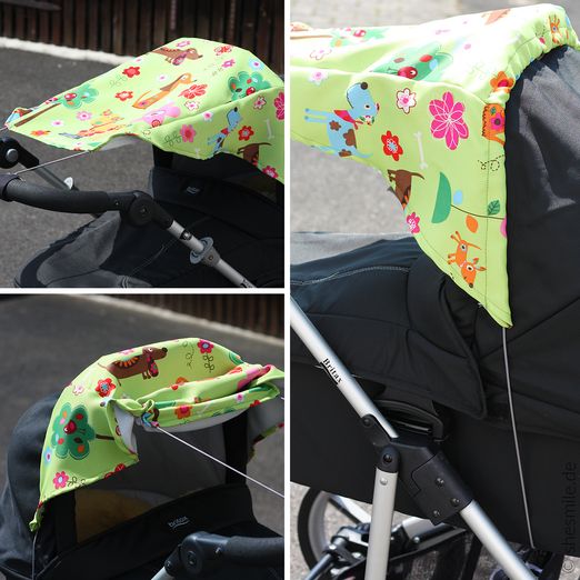 Sonnensegel für Kinderwagen - Schnittmuster eBook