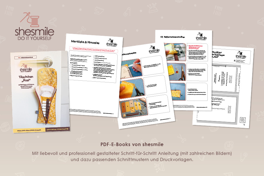 Täschchen für Slipeinlagen und Tampons - Rosi - Schnittmuster eBook-1 Täschchen für Slipeinlagen und Tampons - Rosi - Schnittmuster eBook-1