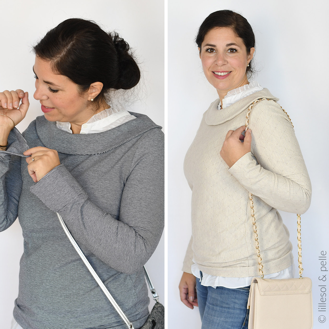 Shirt mit U-Boot Kragen - lillesol women No.47 - Schnittmuster eBook-0 Shirt mit U-Boot Kragen - lillesol women No.47 - Schnittmuster eBook-0