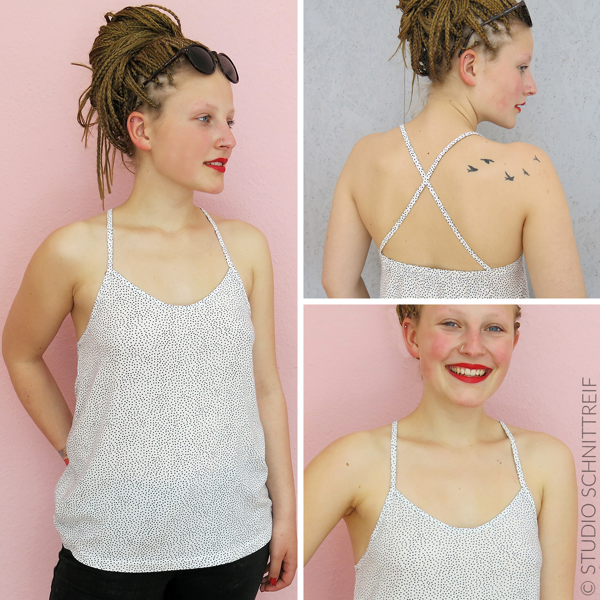 Trägershirt - FRAU EIKE - Papierschnittmuster-1 Trägershirt - FRAU EIKE - Papierschnittmuster-1