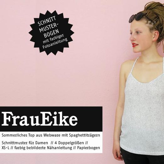 Trägershirt - FRAU EIKE - Papierschnittmuster Trägershirt - FRAU EIKE - Papierschnittmuster