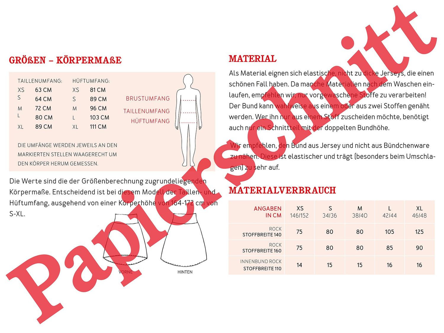 Jerseyrock - FRAU EVA - Papierschnittmuster-4 Jerseyrock - FRAU EVA - Papierschnittmuster-4