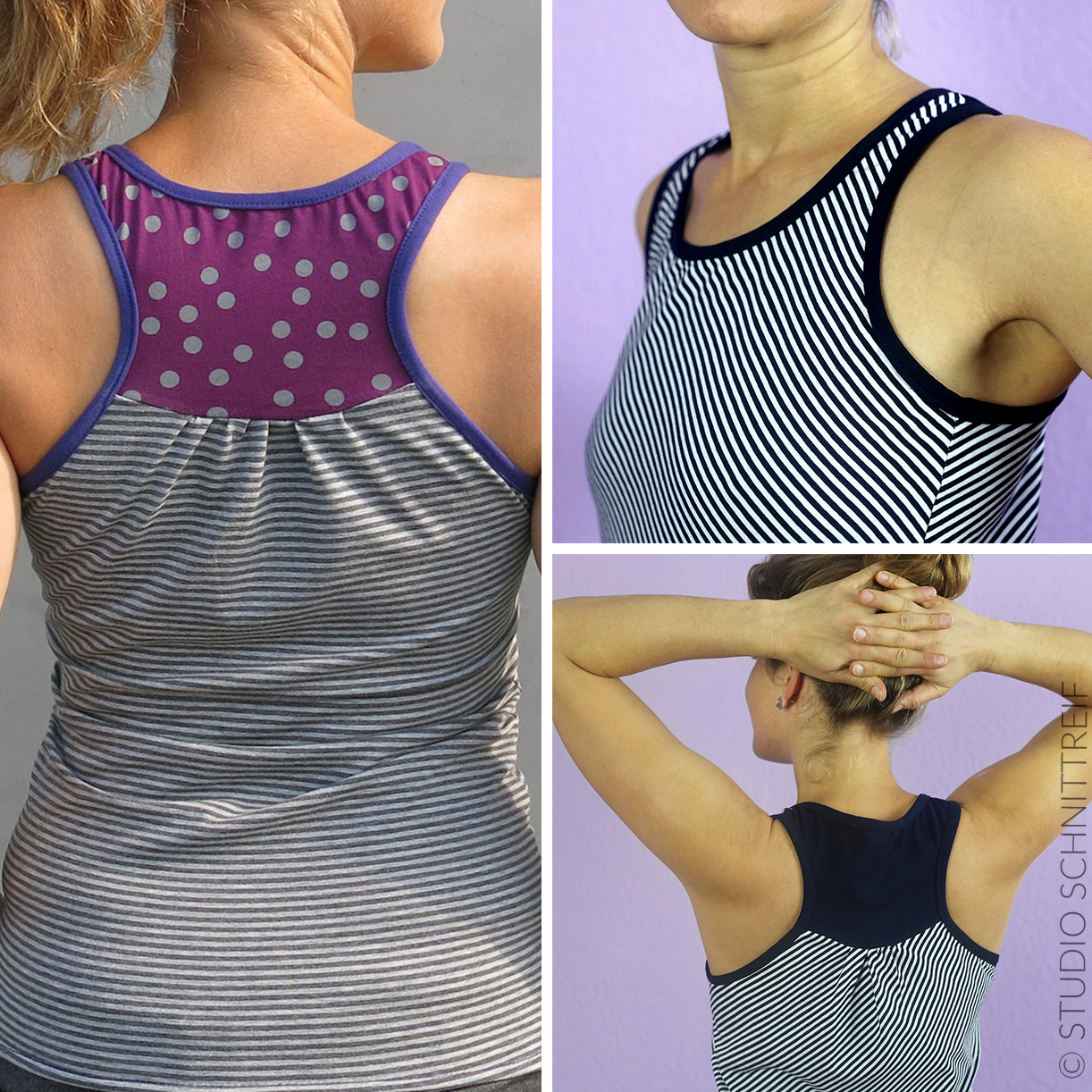 Racerbacktop - FRAU HENNIE - Papierschnittmuster-1 Racerbacktop - FRAU HENNIE - Papierschnittmuster-1