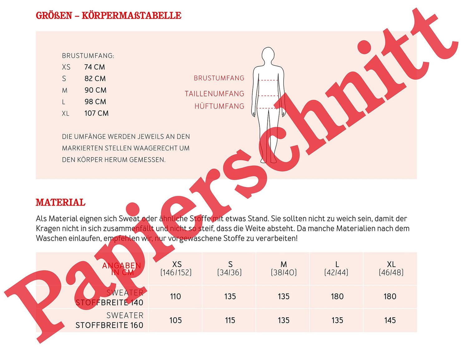 Oversized Sweater - FRAU ISA - Papierschnittmuster-2 Oversized Sweater - FRAU ISA - Papierschnittmuster-2