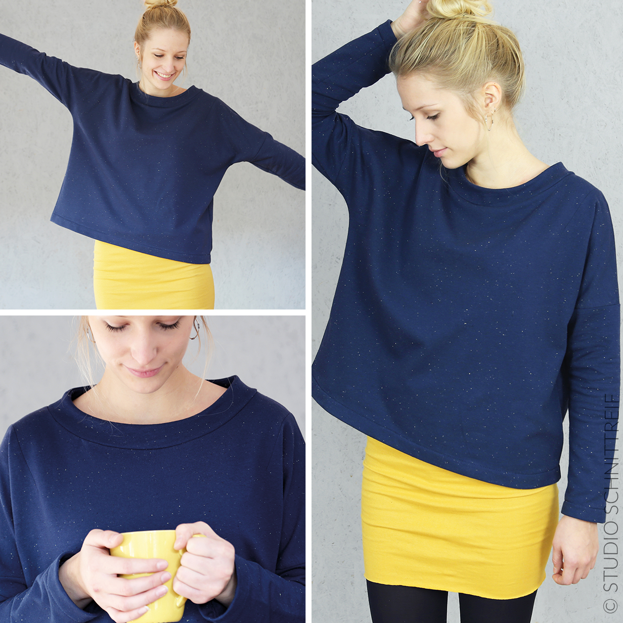 Oversized Sweater - FRAU ISA - Papierschnittmuster-1 Oversized Sweater - FRAU ISA - Papierschnittmuster-1