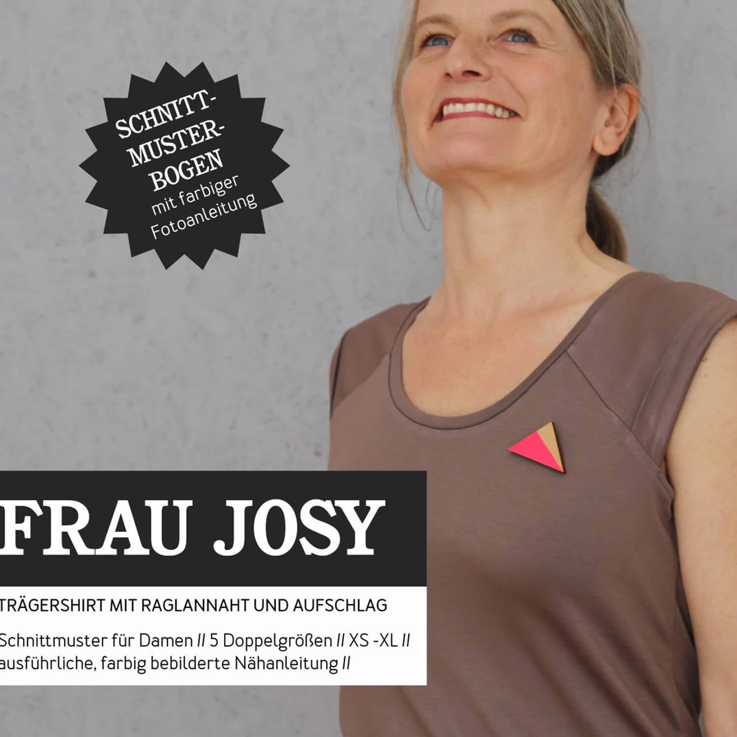 Trägershirt - FRAU JOSY - Papierschnittmuster-0 Trägershirt - FRAU JOSY - Papierschnittmuster-0