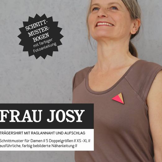 Trägershirt - FRAU JOSY - Papierschnittmuster Trägershirt - FRAU JOSY - Papierschnittmuster